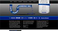 Desktop Screenshot of capecoralplumbing.com